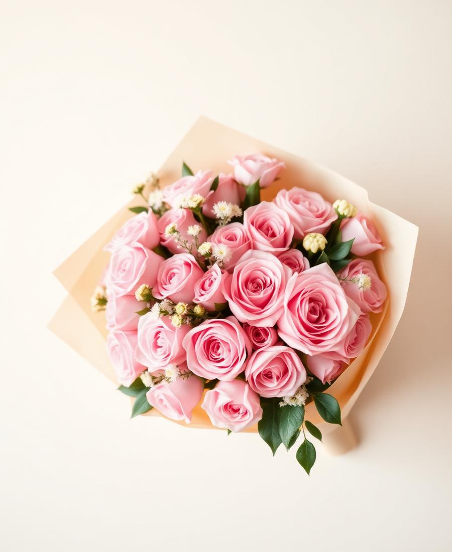 Quiet Linen — Cream roses · cotton